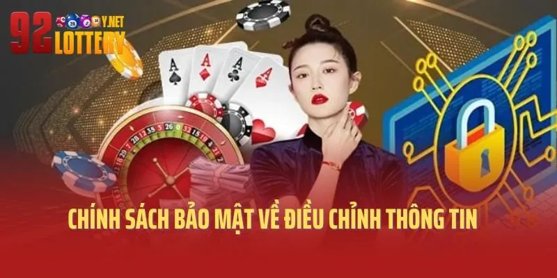Chính sách bảo mật về điều chỉnh thông tin